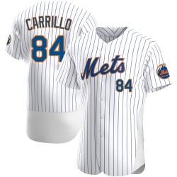 Alejandro Carrillo New York Mets Men's Authentic Home Jersey - White