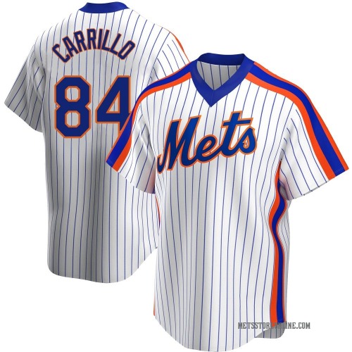 Alejandro Carrillo New York Mets Youth Replica Home Cooperstown Collection Jersey - White