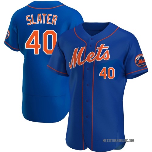 Austin Slater New York Mets Men's Authentic Alternate Jersey - Royal
