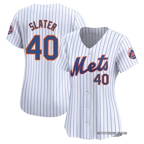 Austin Slater New York Mets Women's Limited Home Jersey - White