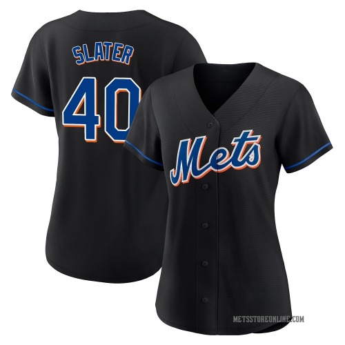 Austin Slater New York Mets Women's Replica 2022 Alternate Jersey - Black