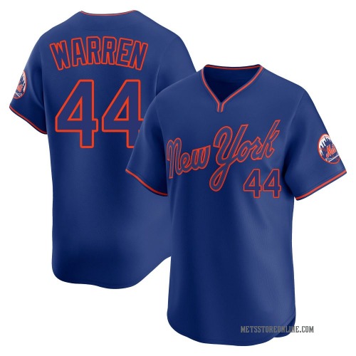 Austin Warren New York Mets Men's Limited Alternate 2 Jersey - Royal
