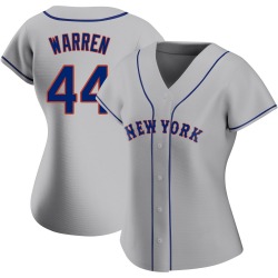 Austin Warren New York Mets Women's Replica Road Jersey - Gray