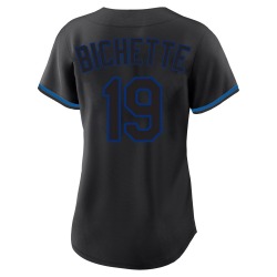 Bo Bichette New York Mets Women's Replica Fashion Jersey - Black