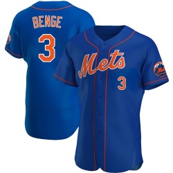 Carson Benge New York Mets Men's Authentic Alternate Jersey - Royal