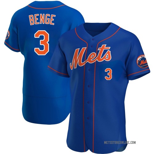 Carson Benge New York Mets Men's Authentic Alternate Jersey - Royal