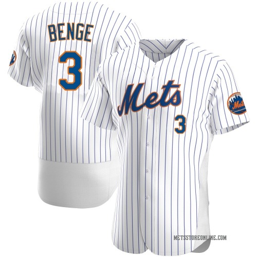 Carson Benge New York Mets Men's Authentic Home Jersey - White