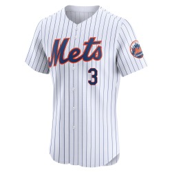 Carson Benge New York Mets Men's Elite Home Jersey - White