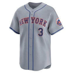 Carson Benge New York Mets Men's Limited Away Jersey - Gray