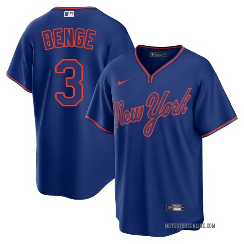 Carson Benge New York Mets Men's Replica Alternate 2 Jersey - Royal