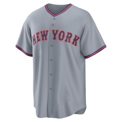 Carson Benge New York Mets Men's Replica Away 2.0 Jersey - Gray