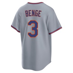 Carson Benge New York Mets Men's Replica Away 2.0 Jersey - Gray