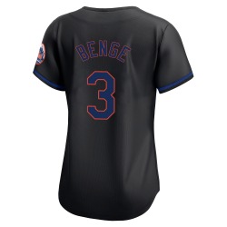 Carson Benge New York Mets Women's Limited Alternate Jersey - Black
