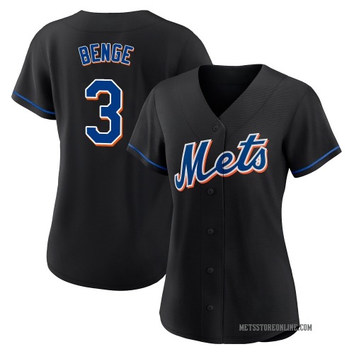 Carson Benge New York Mets Women's Replica 2022 Alternate Jersey - Black