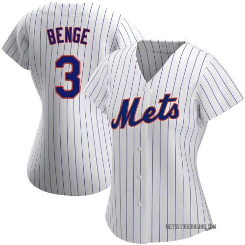 Carson Benge New York Mets Women's Replica Home Jersey - White