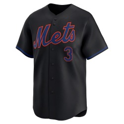 Carson Benge New York Mets Youth Limited Alternate Jersey - Black