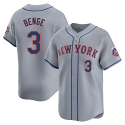 Carson Benge New York Mets Youth Limited Away Jersey - Gray