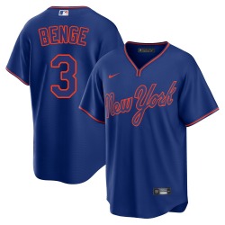 Carson Benge New York Mets Youth Replica Alternate 2 Jersey - Royal