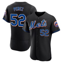 Cionel Perez New York Mets Men's Authentic 2022 Alternate Jersey - Black