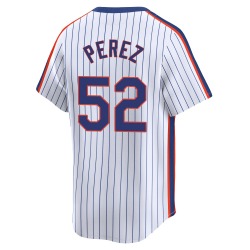 Cionel Perez New York Mets Men's Limited Cooperstown Collection Jersey - White