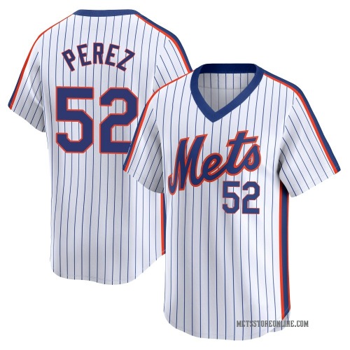 Cionel Perez New York Mets Men's Limited Cooperstown Collection Jersey - White