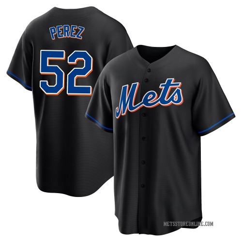 Cionel Perez New York Mets Men's Replica 2022 Alternate Jersey - Black
