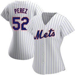 Cionel Perez New York Mets Women's Authentic Home Jersey - White