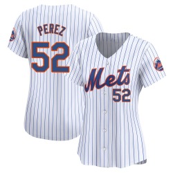 Cionel Perez New York Mets Women's Limited Home Jersey - White
