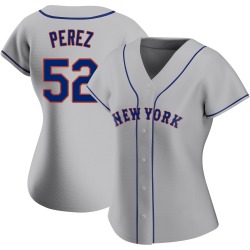 Cionel Perez New York Mets Women's Replica Road Jersey - Gray