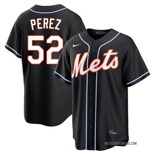Cionel Perez New York Mets Youth Replica Fashion Out Jersey - Black