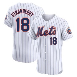 Darryl Strawberry New York Mets Men's Elite Home Jersey - White