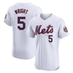 David Wright New York Mets Men's Elite Home Jersey - White