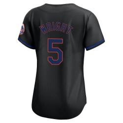 David Wright New York Mets Women's Limited Alternate Jersey - Black