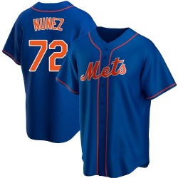 Dedniel Nunez New York Mets Men's Replica Alternate Jersey - Royal