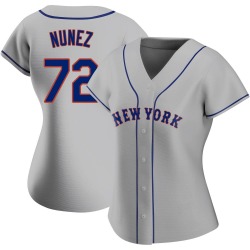 Dedniel Nunez New York Mets Women's Replica Road Jersey - Gray