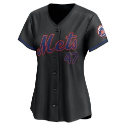 Drew Gagnon New York Mets Women's Limited Alternate Jersey - Black