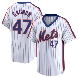 Drew Gagnon New York Mets Youth Limited Cooperstown Collection Jersey - White