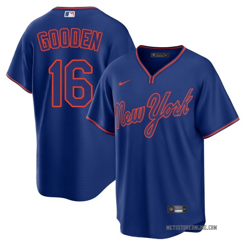 Dwight Gooden New York Mets Youth Replica Alternate 2 Jersey - Royal