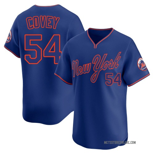 Dylan Covey New York Mets Men's Limited Alternate 2 Jersey - Royal