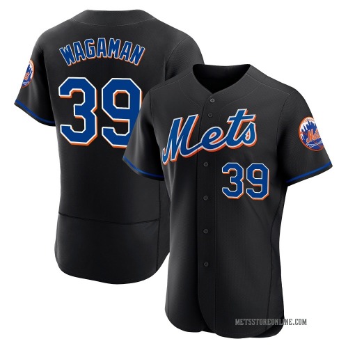 Eric Wagaman New York Mets Men's Authentic 2022 Alternate Jersey - Black