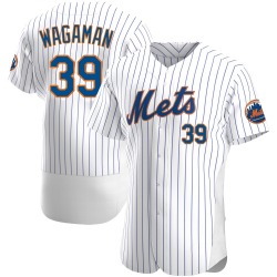 Eric Wagaman New York Mets Men's Authentic Home Jersey - White
