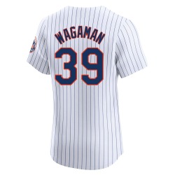 Eric Wagaman New York Mets Men's Elite Home Jersey - White