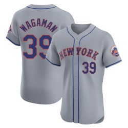 Eric Wagaman New York Mets Men's Elite Road Jersey - Gray