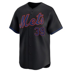 Eric Wagaman New York Mets Men's Limited Alternate Jersey - Black