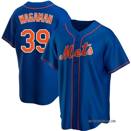 Eric Wagaman New York Mets Men's Replica Alternate Jersey - Royal