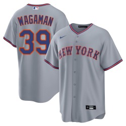Eric Wagaman New York Mets Men's Replica Away 2.0 Jersey - Gray