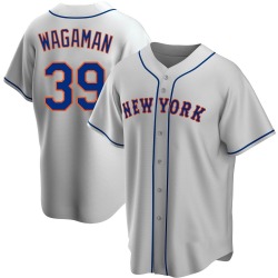 Eric Wagaman New York Mets Youth Replica Road Jersey - Gray