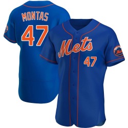Frankie Montas New York Mets Men's Authentic Alternate Jersey - Royal