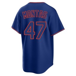Frankie Montas New York Mets Men's Replica Alternate 2 Jersey - Royal