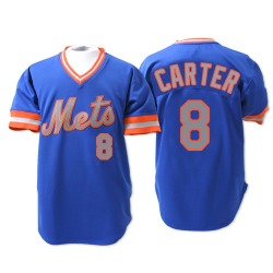 Gary Carter New York Mets Men's Authentic 1983 Throwback Jersey - Blue